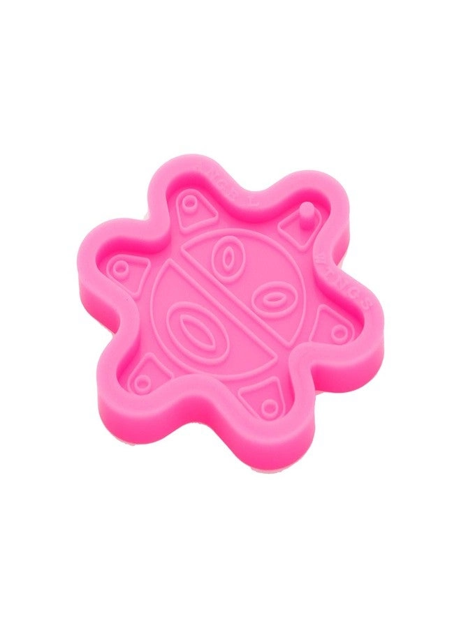 Sun Shape Keychain Mold - Silicone Resin