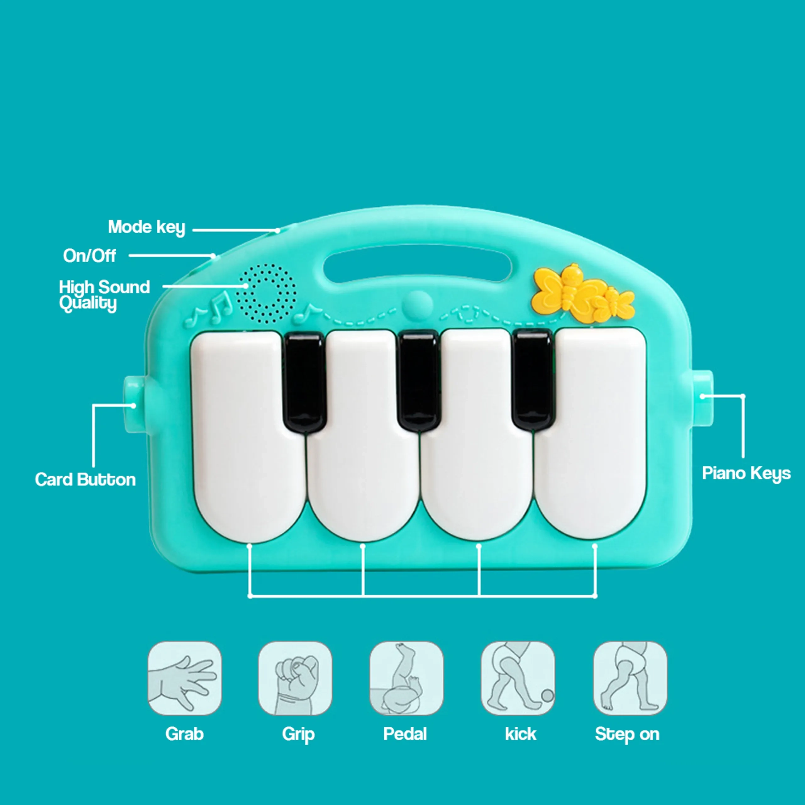 Kick & Play Piano Gym - 0 month