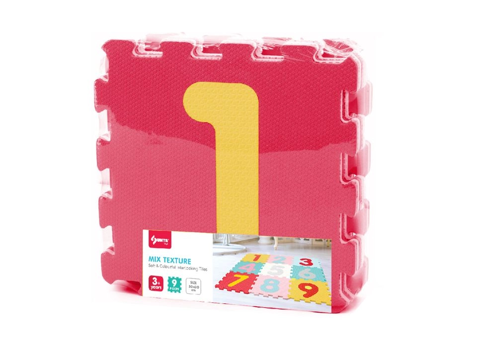 Antibacterial Numbering Puzzle Mat - 10 Months 9 pieces