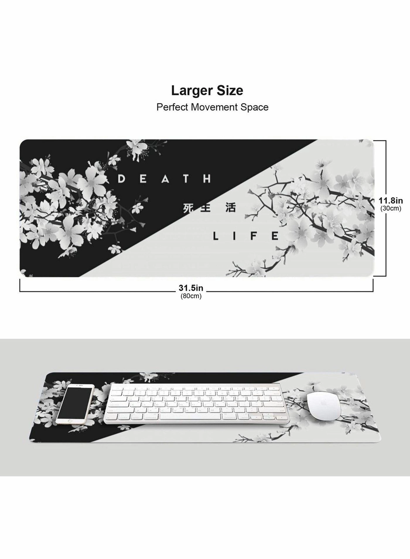 Extended XL Fabric Gaming Mouse Pad - 80x30 cm