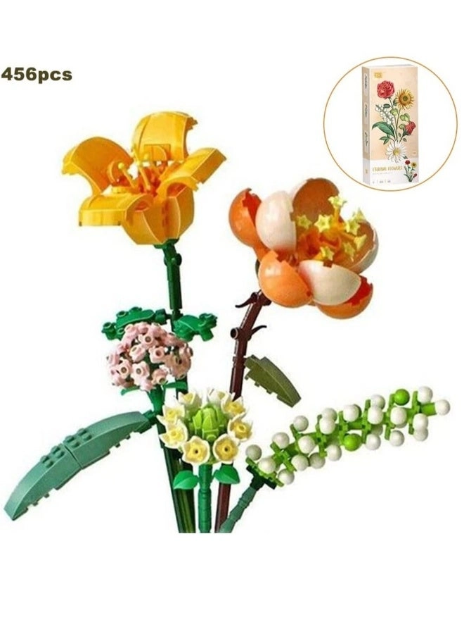 Generic Flower Bouquet Building Kit - 837 pcs