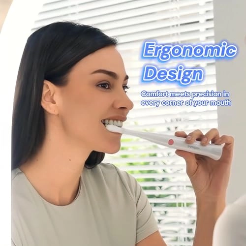 SonicPump Electric Toothbrush - Battery Operated Mouthwash Reservoir