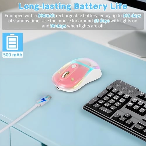 Cute Penguin Bluetooth Wireless Mouse - USB