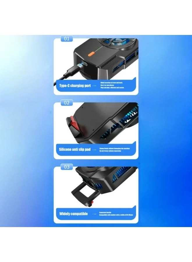 Mobile Phone Cooling Fan - 3-Speed Silent