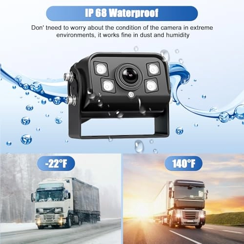 Wireless RV Backup Camera System - Night Vision Wireless 1080P