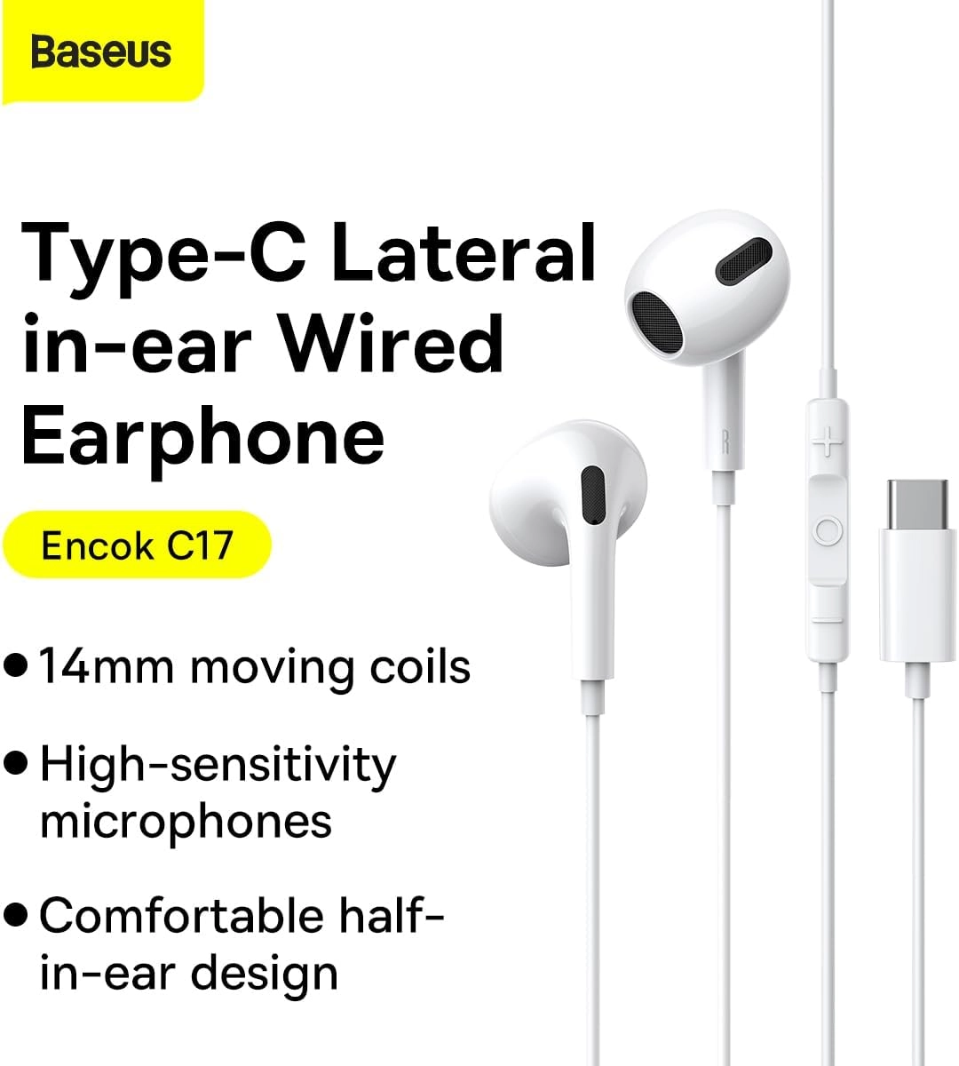 Type C Headphone - Wired Earbud
