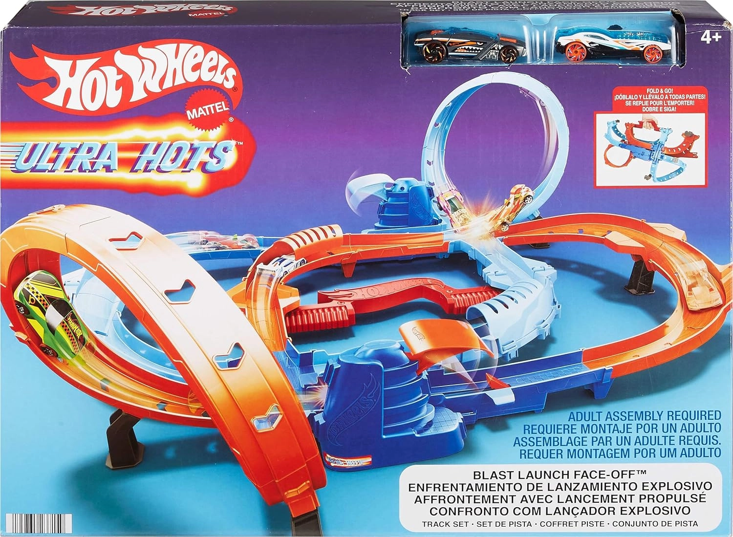 COLOR LAND CHILDRENS TOYS CENTER LLC Toy Car Trackset - 1:64 2pcs