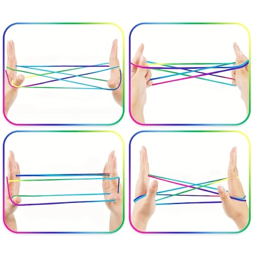 Cat's Cradle String Game - 3 years+ 12 pieces