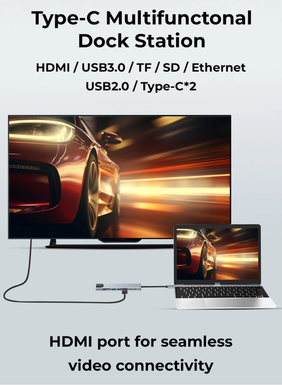 GH8G - 8-in-1 USB-C Hub 4K HDMI