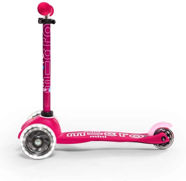 Mini Deluxe 3-Wheel Kick Scooter – 120/85 mm LED