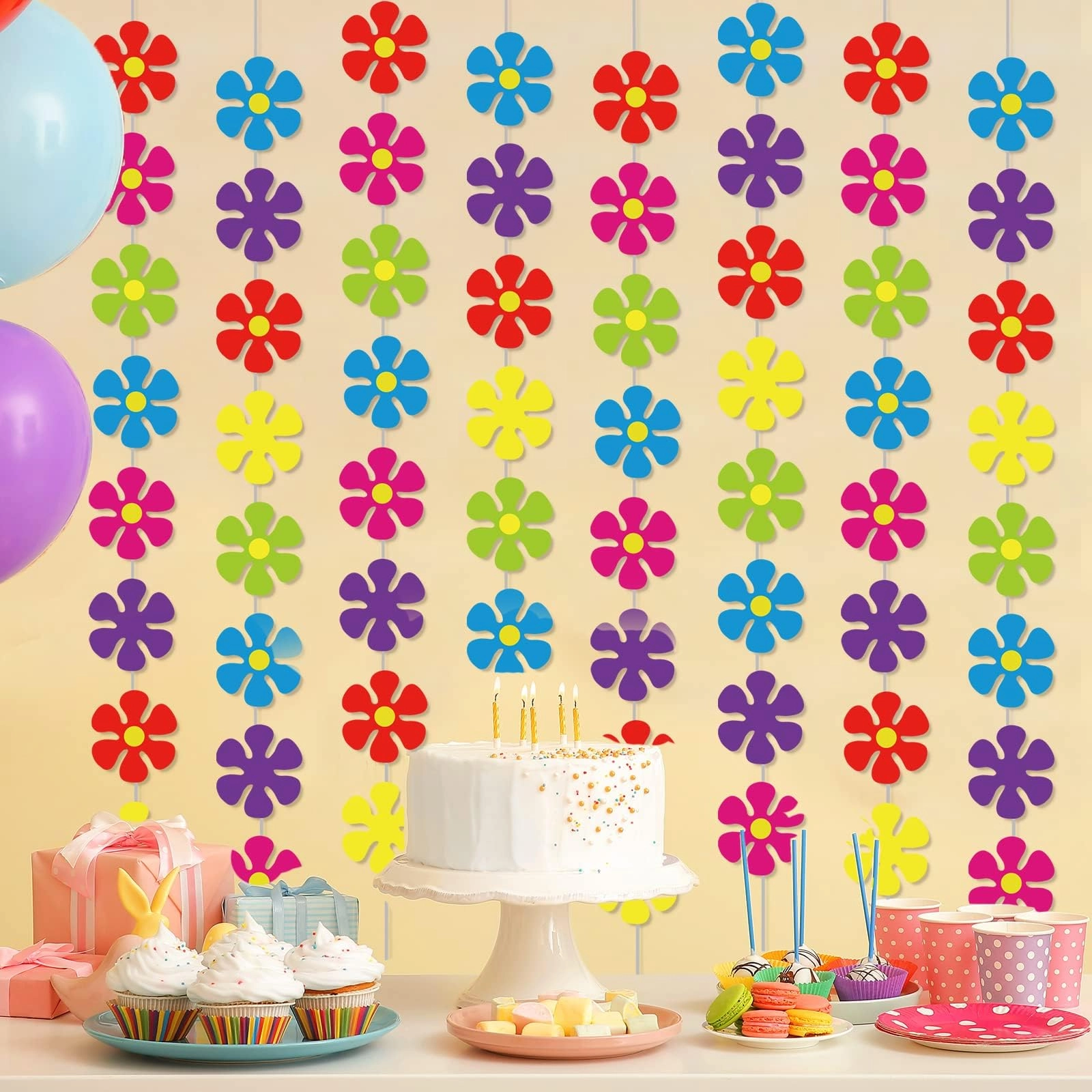 Sunflower Garland Kit - 12 Packs Birthday Party
