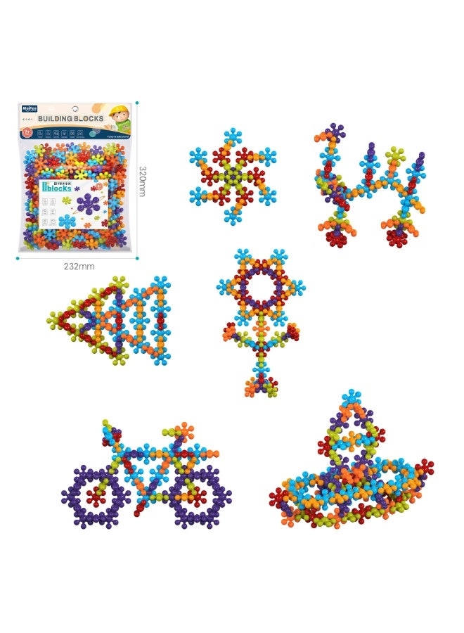 Generic Plum Blossom Building Blocks - Interlocking BPA-Free PP