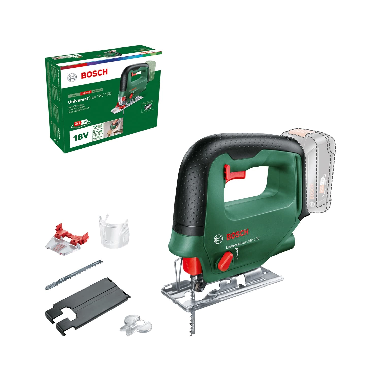 Bosch UniversalSaw 18V-100 - 18 watts