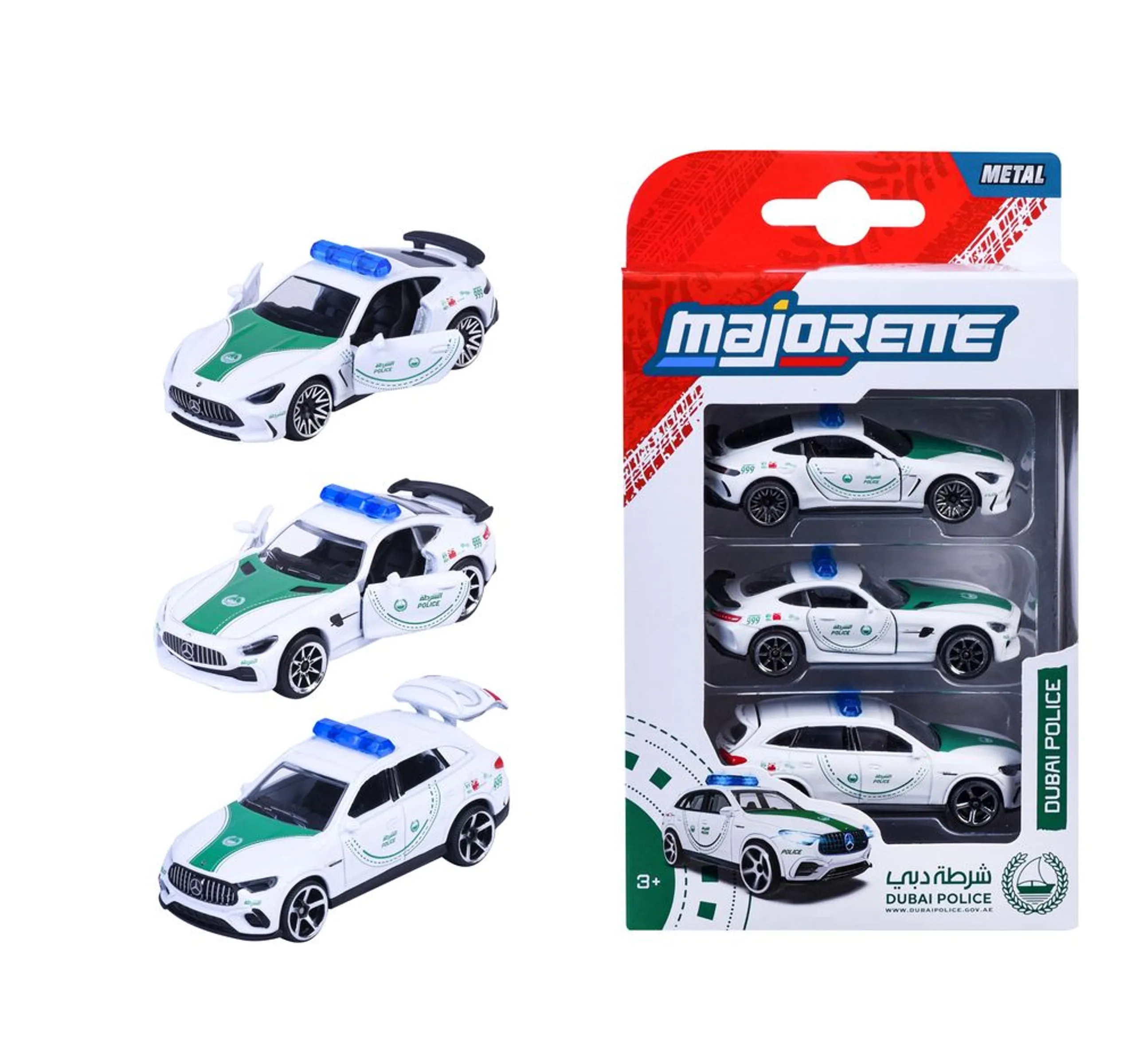 Dubai Police Cars - 3 pcs Set