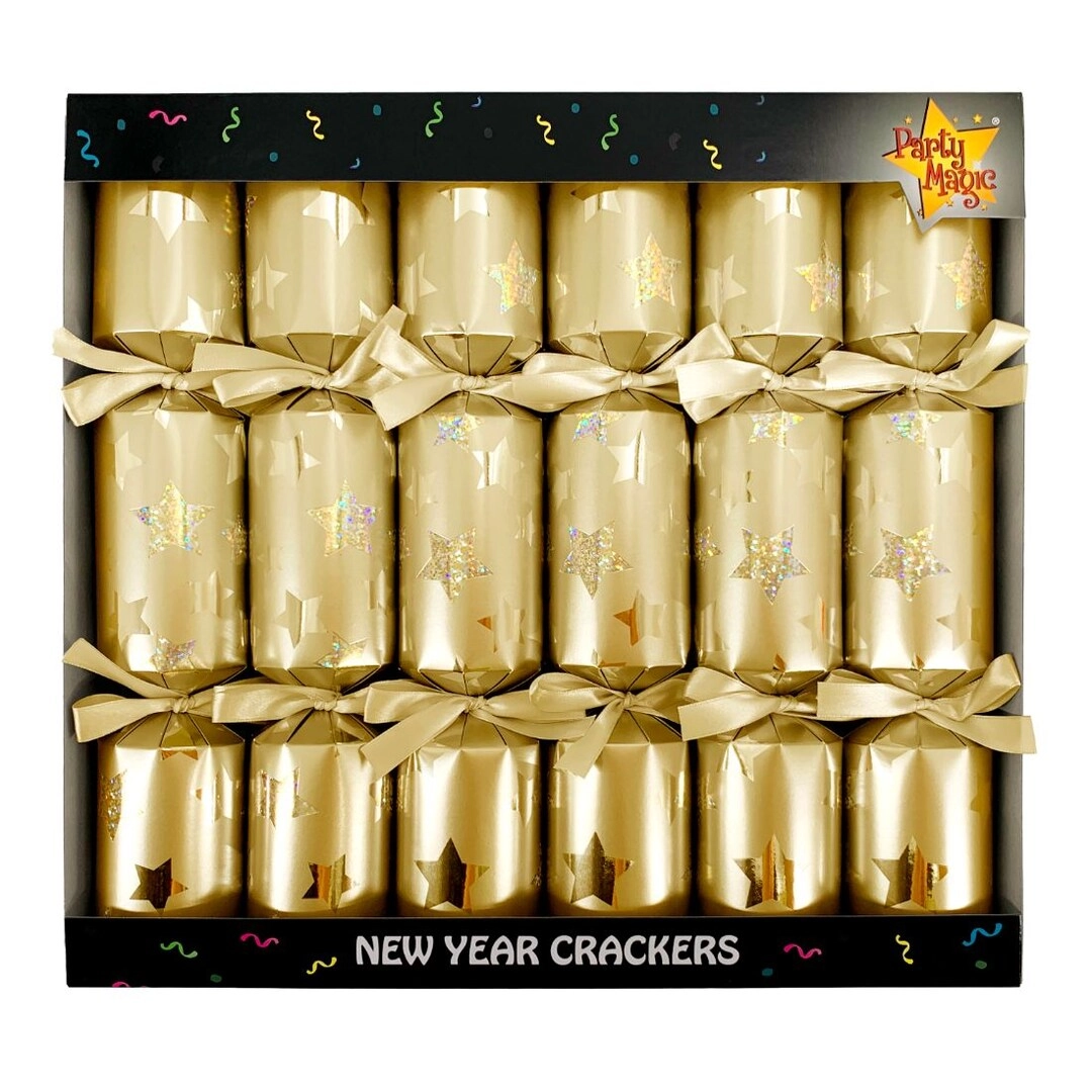 Party Zone Luxury Crackers - 6-Pieces New Year