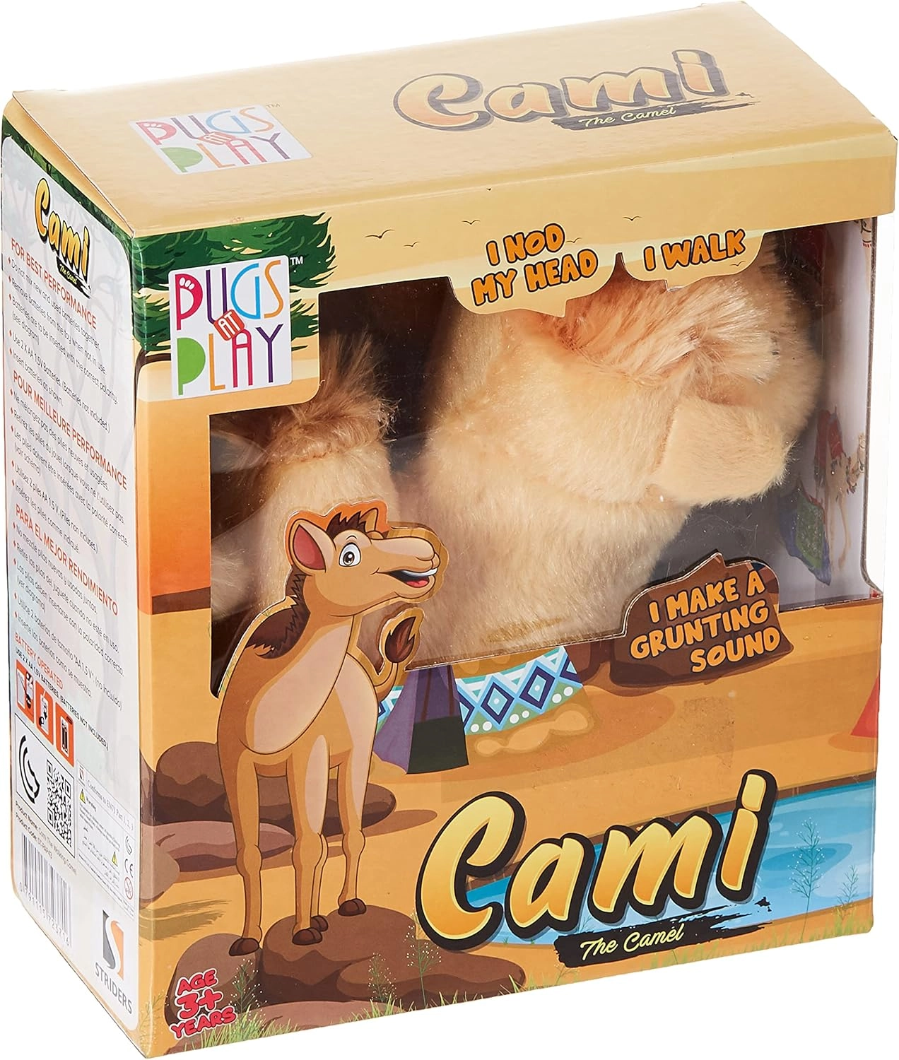 We Trade International Cami The Walking Camel - Sound effects