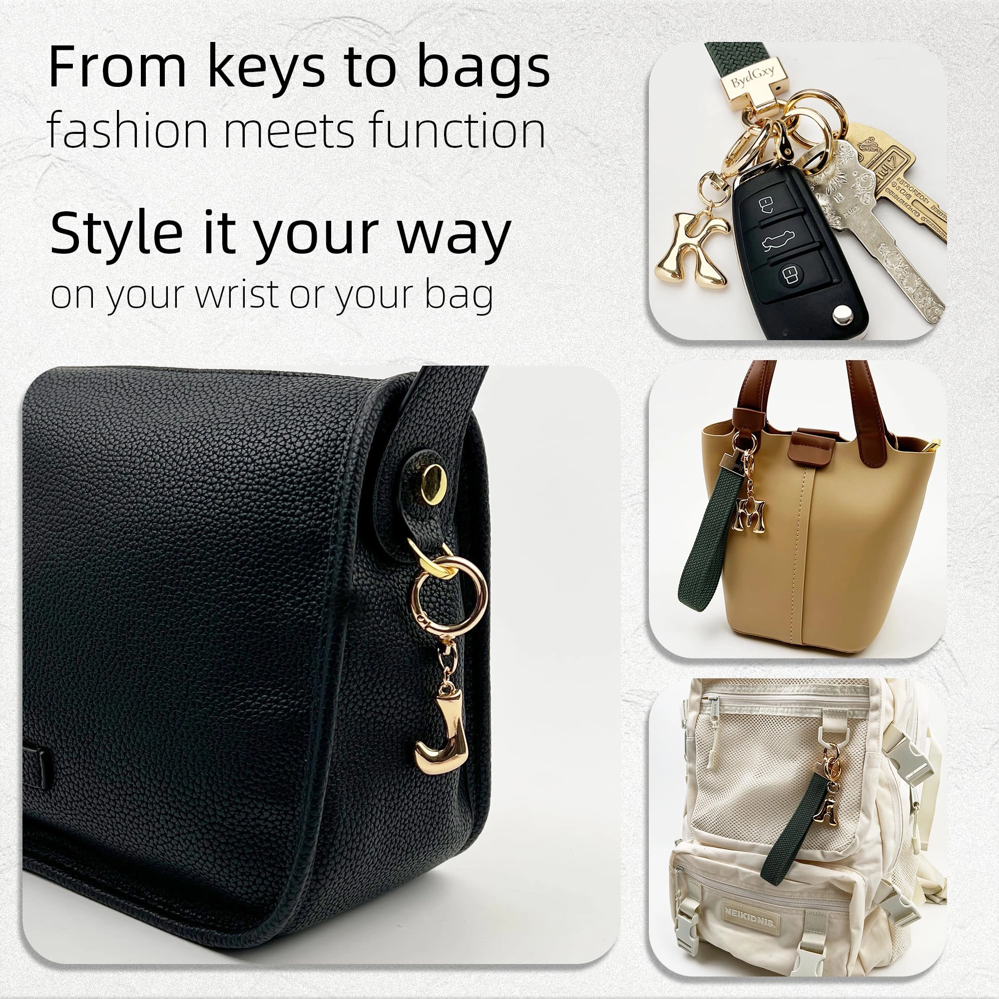 Initial Keychain - Letter