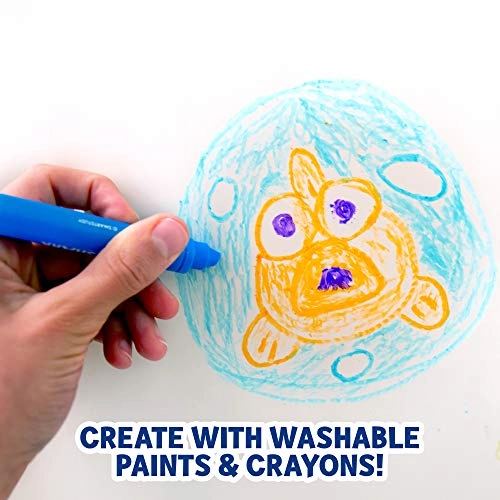 Bath Art Creations Play Set - Washable Paints & Crayons Ages 3-6