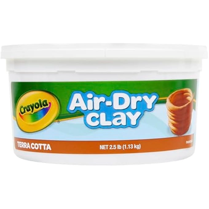 Crayola Natural Terracotta Pottery Sculpting Clay - Terra Cotta 1.135Kg
