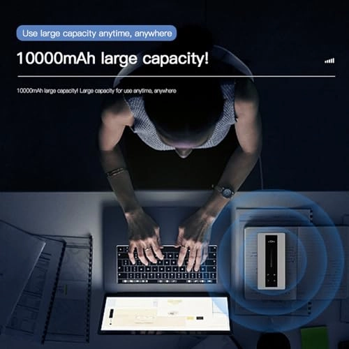 4G LTE Portable WiFi Router - 2100mAh Micro SIM