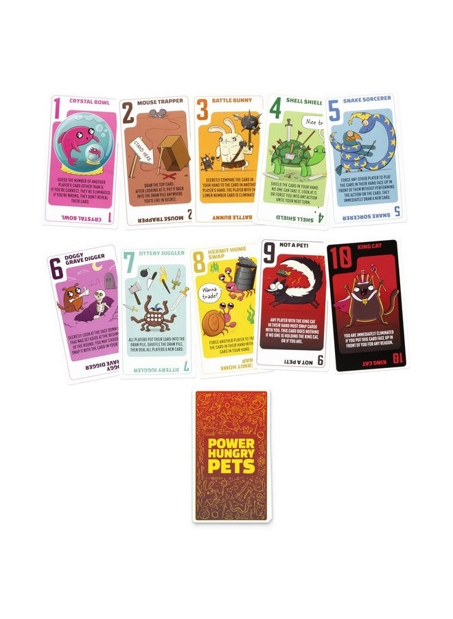 Power Hungry Pets - Card Game