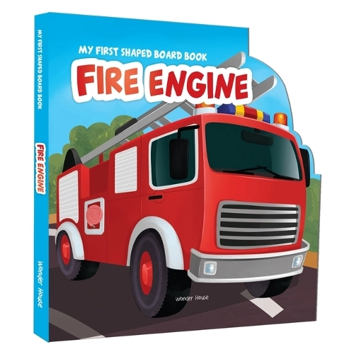 Prakash books My First Shaped Transport Fire Engine Board Book