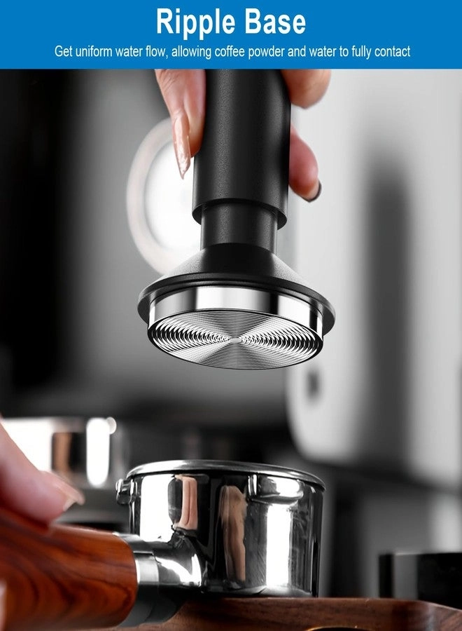 Espresso Tamper - 2-in-1 Magnetic WDT Spring Loaded