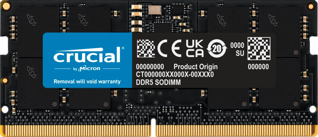 CT16G48C40U5 - 16GB 4800MHz 288 Pin DDR5