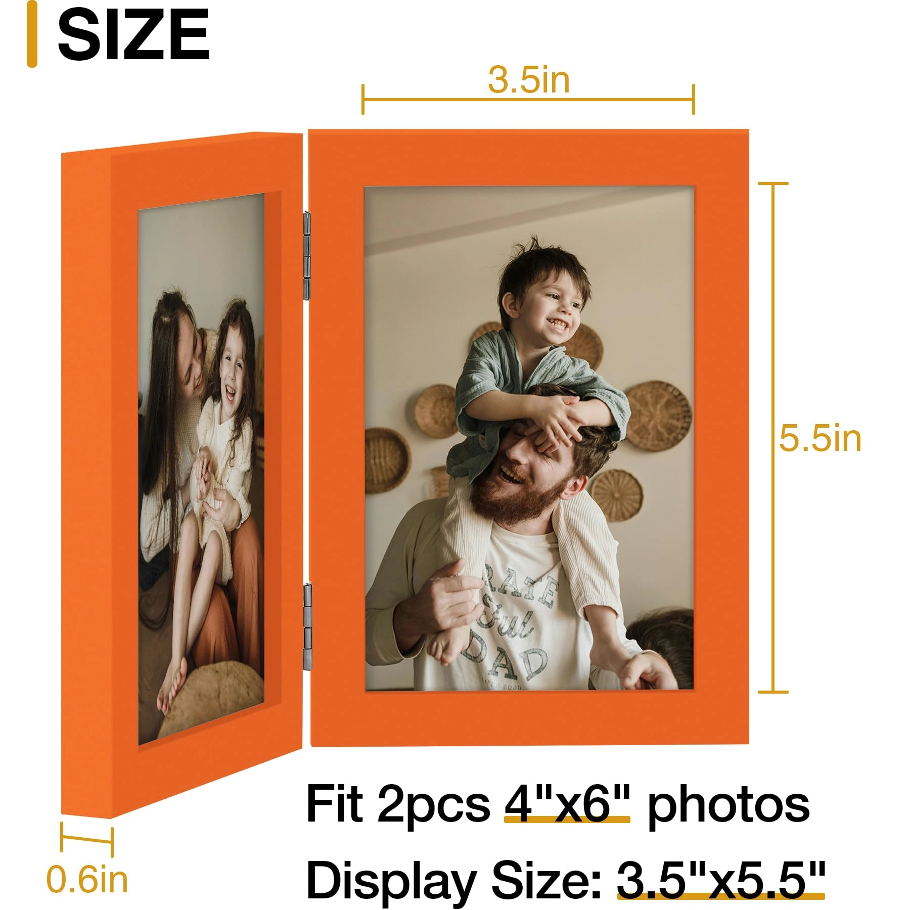 Double 6x4 Picture Frame
