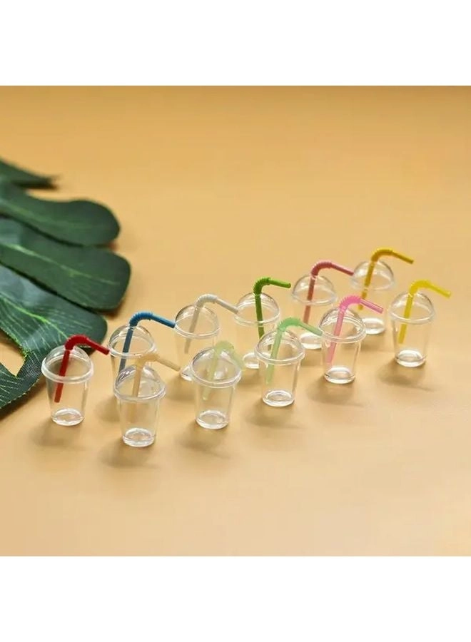 Generic Mini Milk Tea Cup - 2 pcs Straw Set