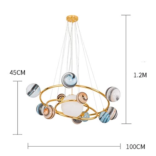 Wandering Earth Planet Creative Chandelier