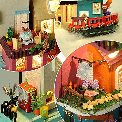 OUKA Dollhouse Kit - fairytale town 1:24