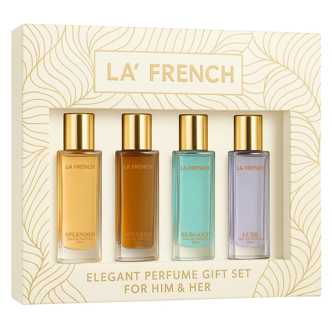 Saanvi Cosmetics Pvt. Ltd., Space is 912 office no 303 above fashion factory Mira Road-401107 Elegant Perfume Gift Set - Eau de Parfum 4 piece(s)