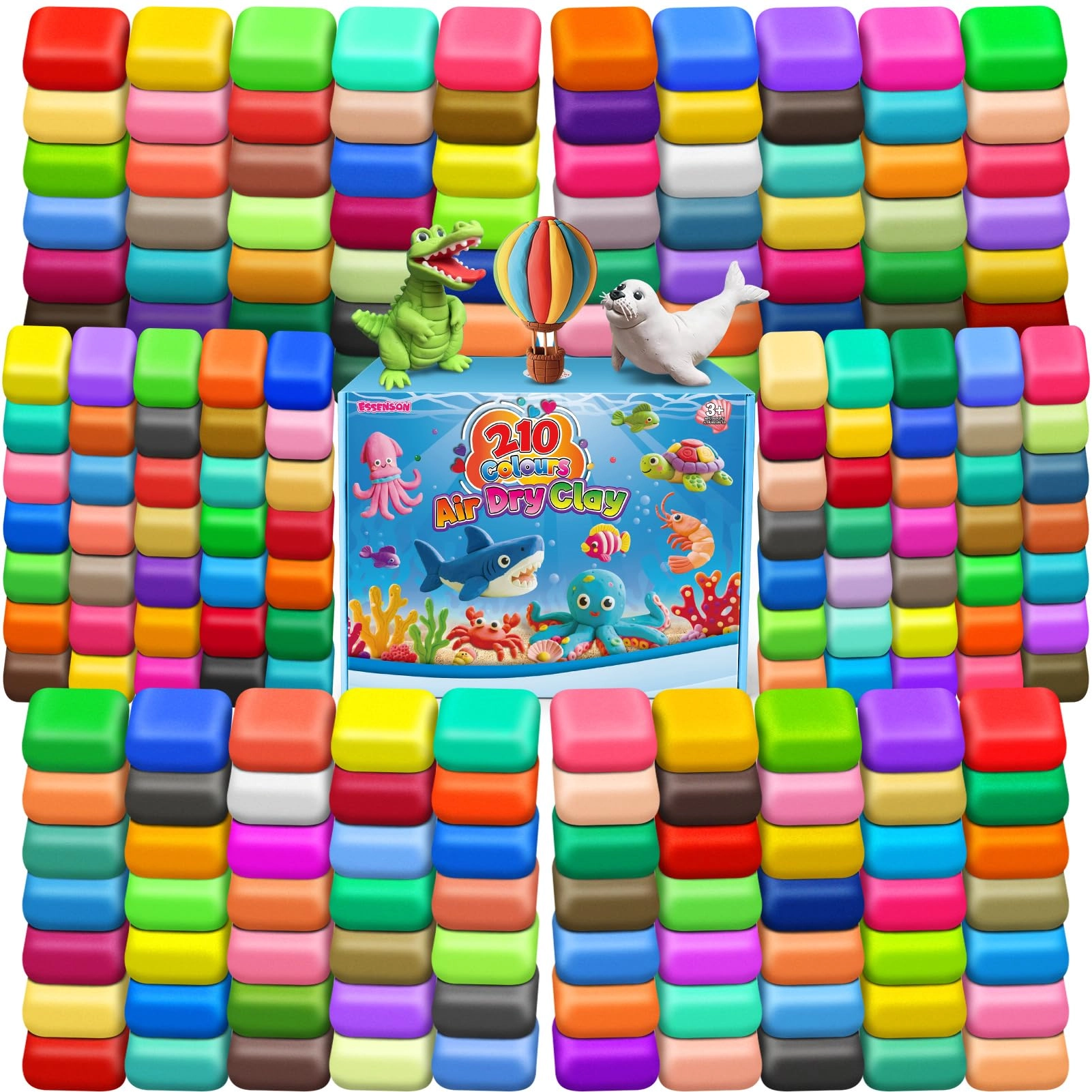 ESSENSON Air Dry Clay - 3+ years 210 colors