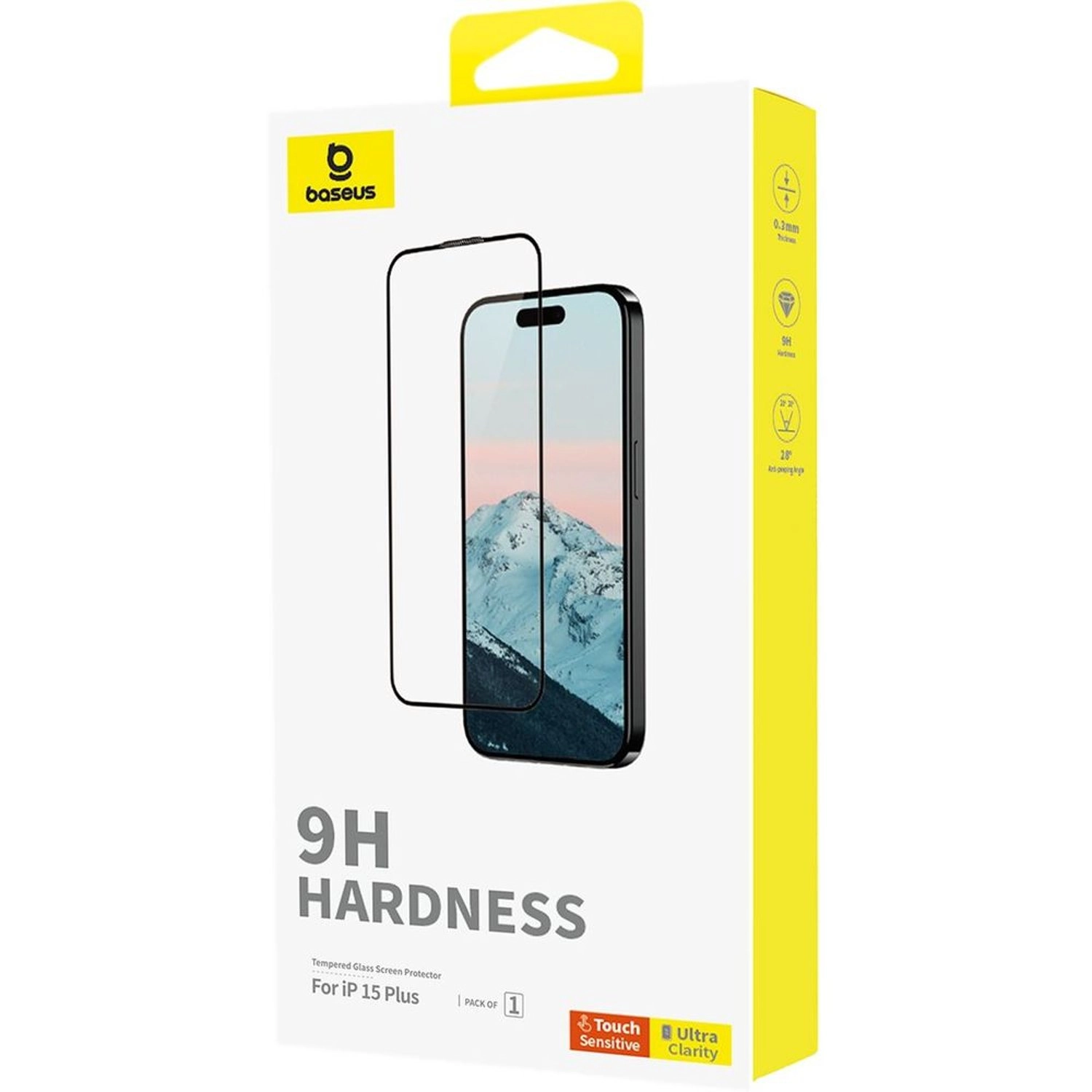 Clear Tempered Glass Screen Protector for iPhone 15 Plus