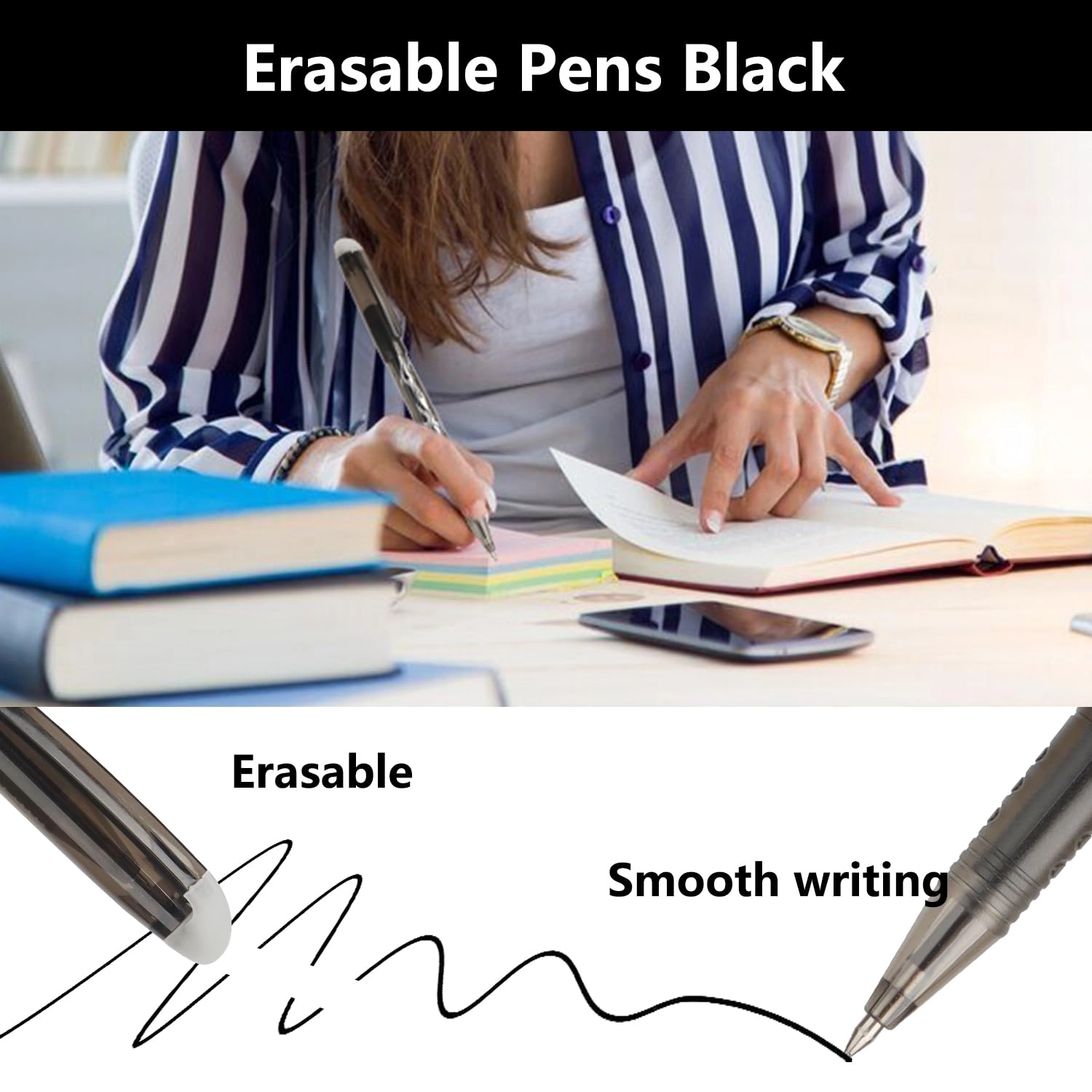 Erasable Gel Pens - 7PCS 0.5mm