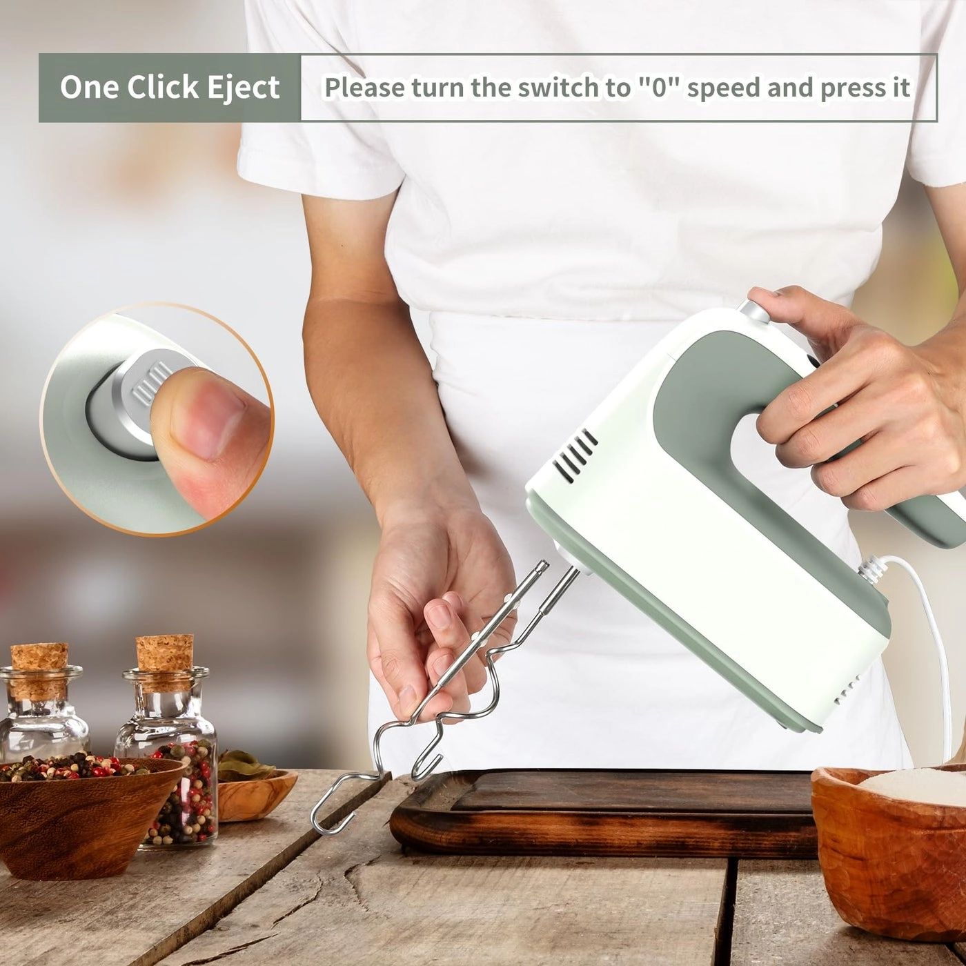 9Speed Digital Hand Mixer - 400W