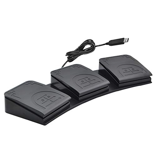 FS2020U1SW M - USB Foot Switch Keyboard Mouse Control Pedal USB, usb-c