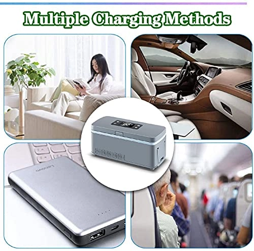 Insulin Cooler Refrigerated Box - Portable 6-8h Battery