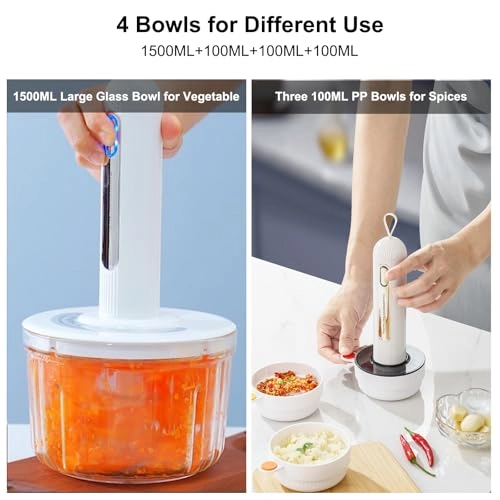 Electric Chopper - 1.5L Rechargeable