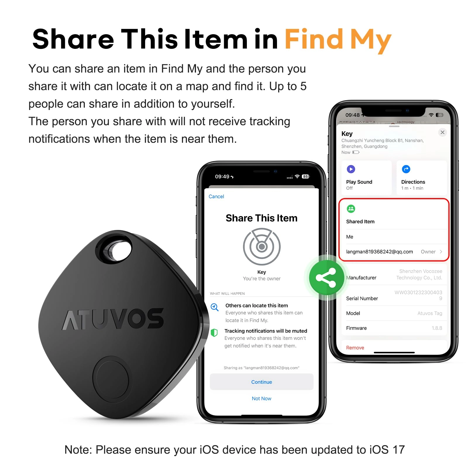 Air Tracker Tags - 3 Pack