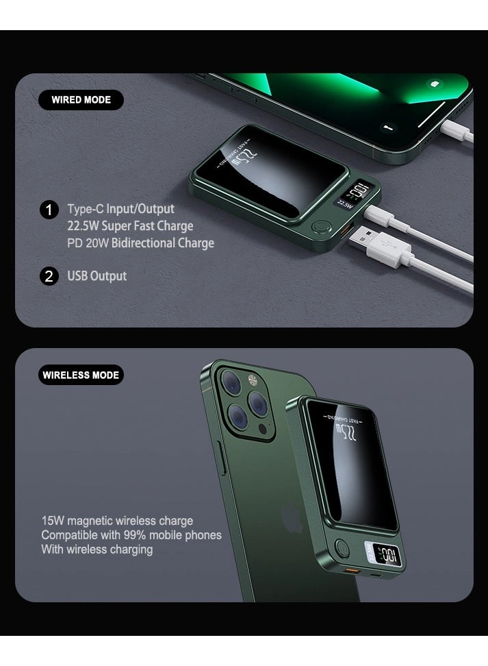 Magnetic Wireless Power Bank - 10000mAh 22.5W