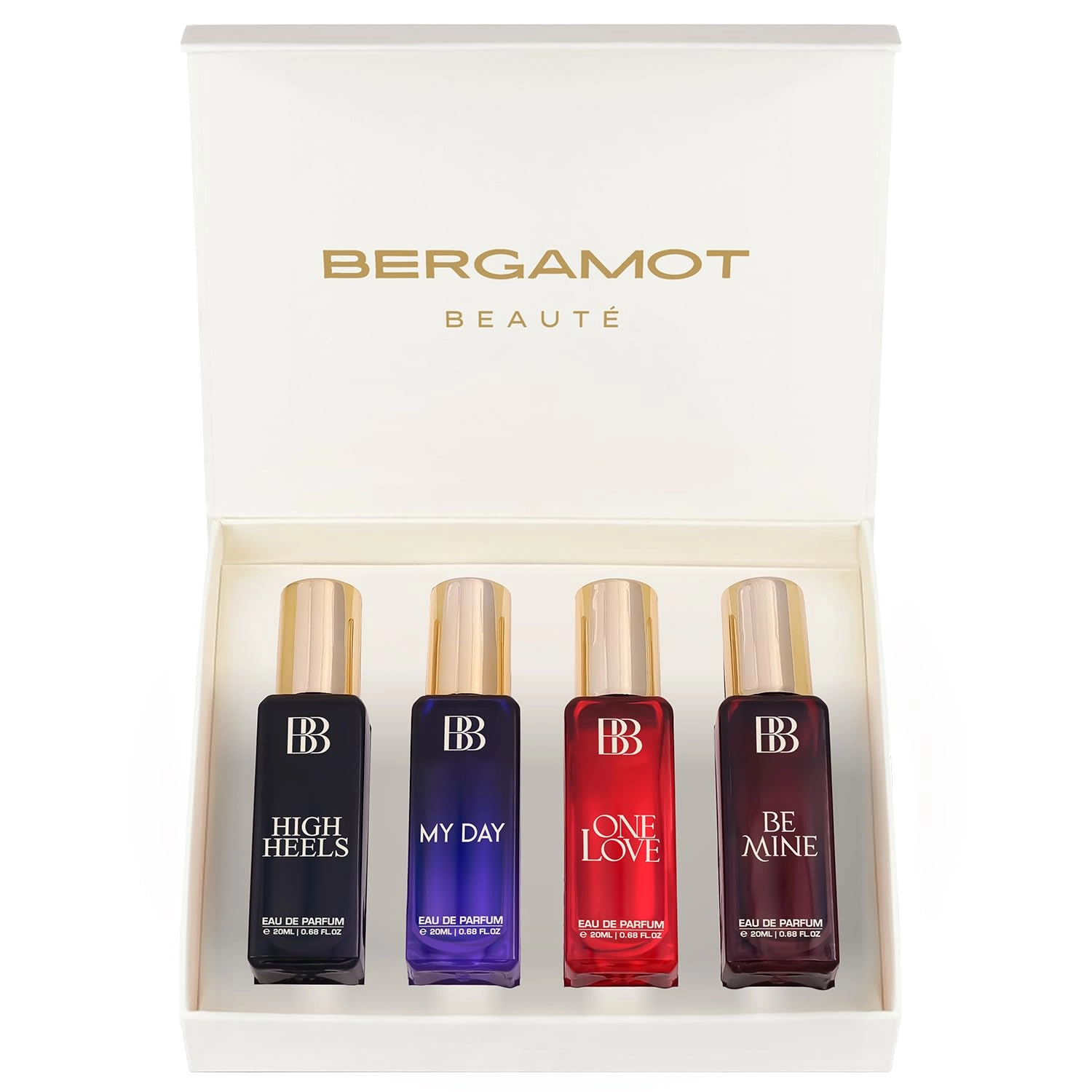 Bergamot Beaute, Divinely Fragrances Pvt. Ltd. Eau de Parfum Gift Set - Eau De Parfum 4x20ml