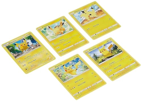 Assorted Pikachu Cards 5pcs