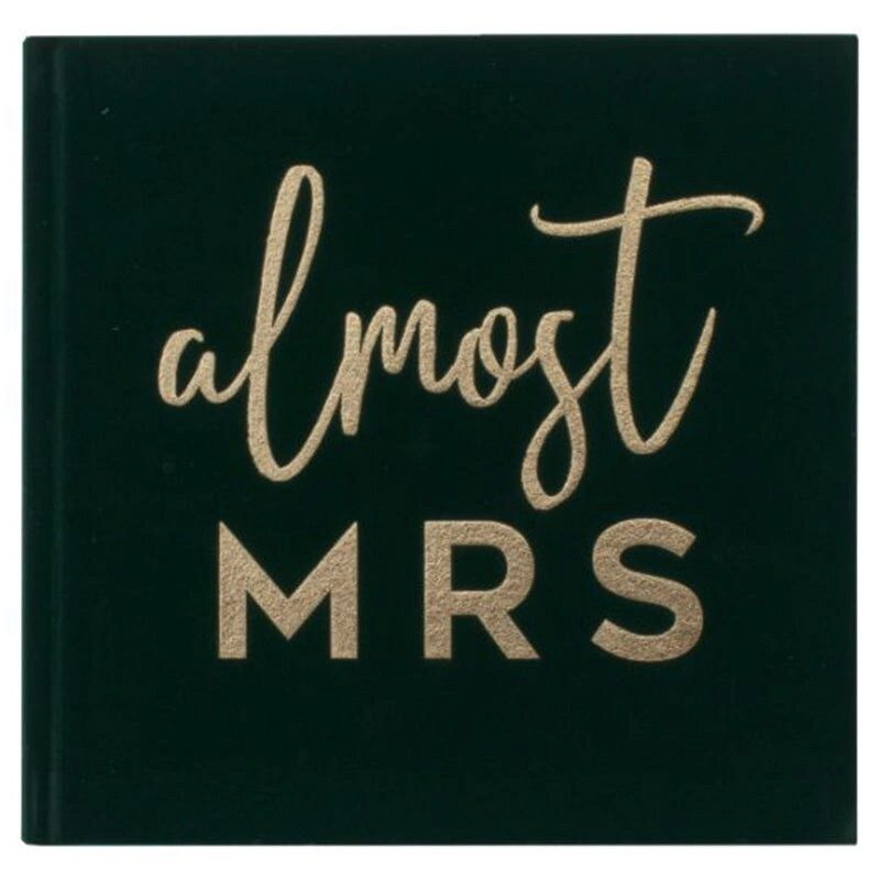 Party Zone Velvet Almost Mrs Guest Book - 1 piece(s) hen party