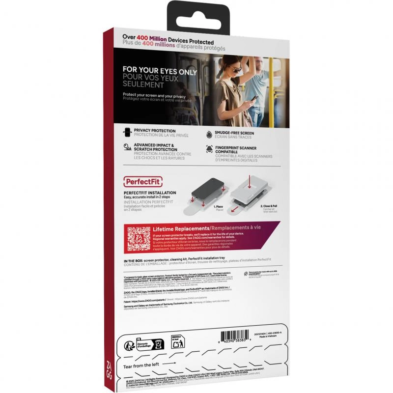 Privacy Glass Screen Protector for Samsung Galaxy S26