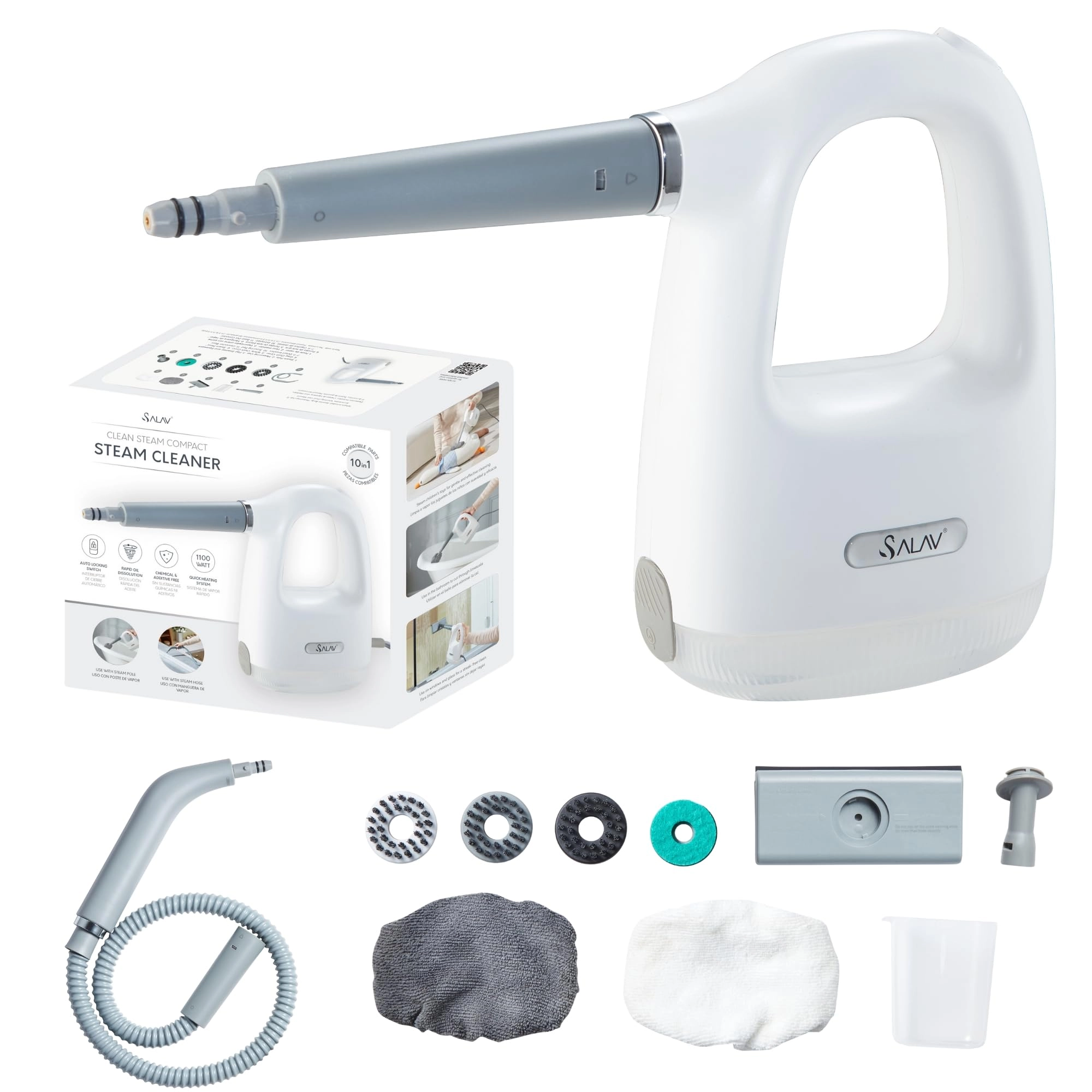 SALAV CleanSteam Compact Steam Cleaner - 250 Milliliters