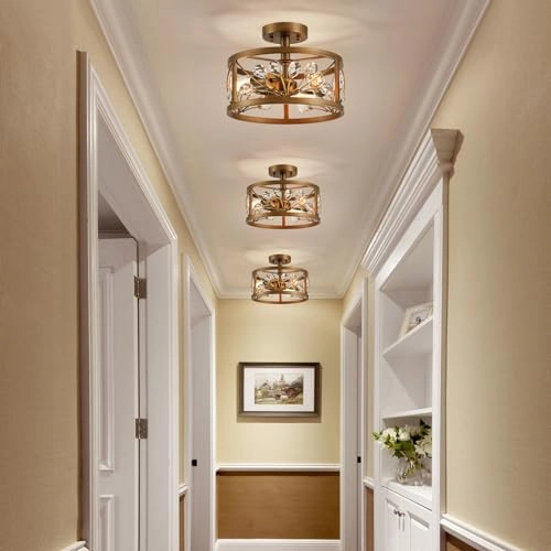 Crystal Leaf Chandelier