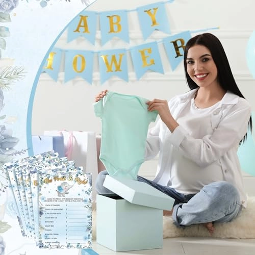 Elephant Baby Shower Games - English 6 - 15 years 302 Pcs