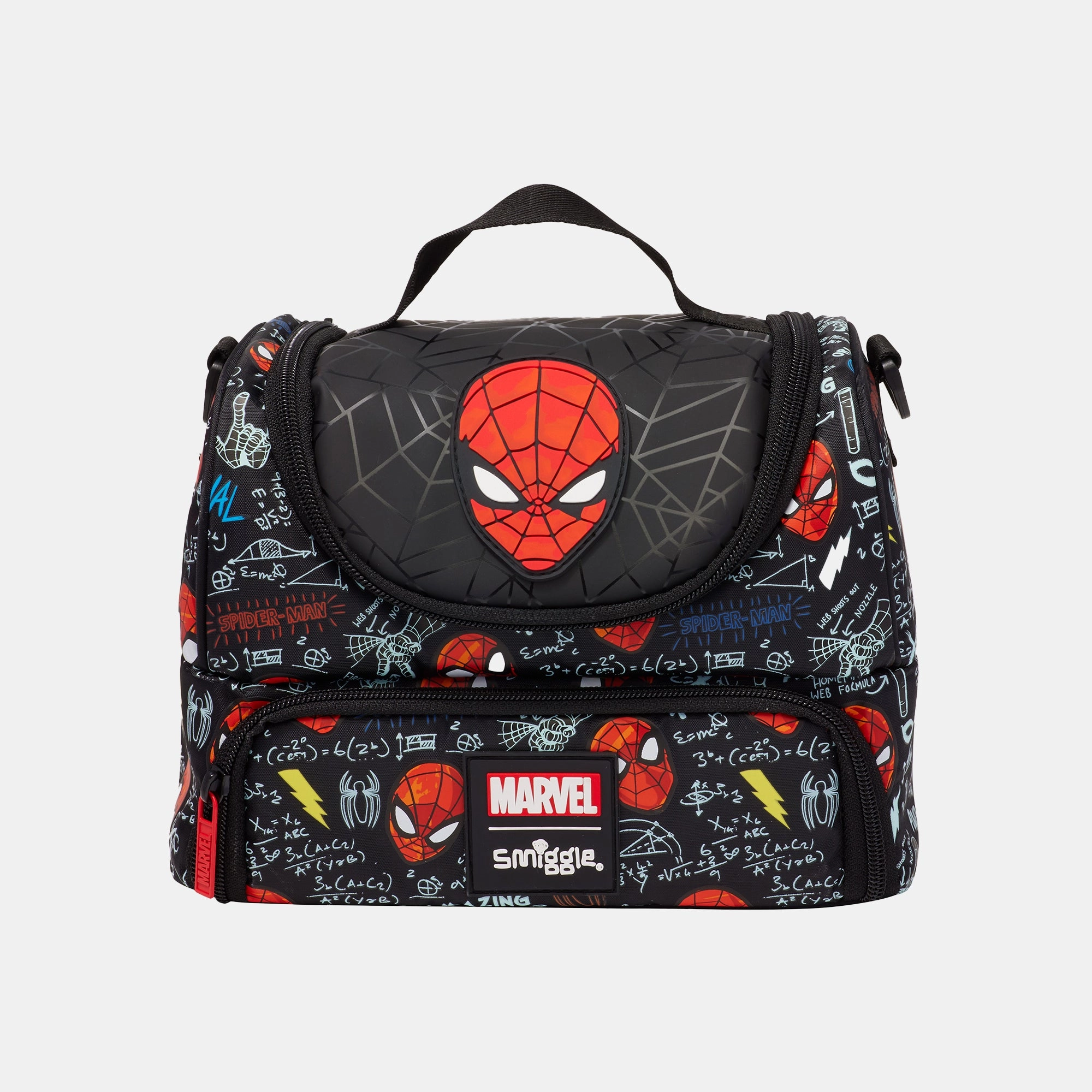 Smiggle Double Compartment Lunchbox - Spider-Man 5.4 L